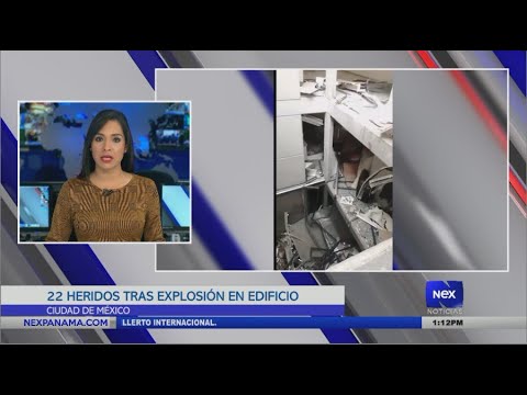 22 heridos en explosión de edificio en Ciudad de México