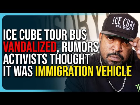 Ice Cube Tour Bus Vandalized In Portland, Rumors Activists Thought It Was Immigration Vehicle