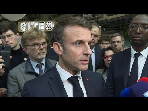 Guerre en Ukraine: nous sommes à un moment critique (Macron) | AFP Extrait
