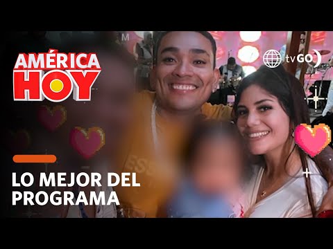 América Hoy: Josimar Fidel y María Fe Saldaña celebraron juntos el primer añito de su hija (HOY)