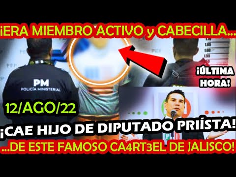 CAE HIJO DE DIPUTADO DEL PRI ¡ ERA MIEMBRO ACTIVO y CABECILLA DE ESTE FAMOSO C4ART3EL DE JALISCO !