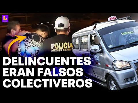 Capturan a 'Los Carroñeros de Lima Norte': Menor de edad lideraba banda de colectiveros que robaban