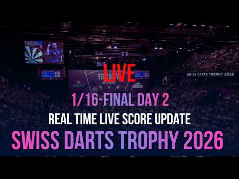 Swiss Darts Trophy 2026 | 1/16-Finals Day 2 | European Tour 14 | Live Score Update