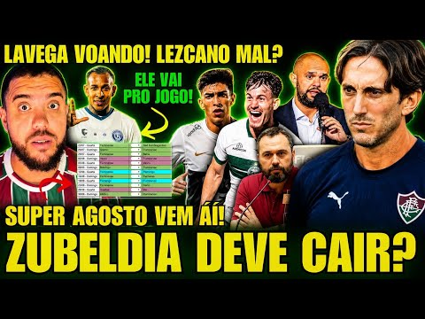 Fluminense Enfrenta Clássicos em Agosto e Treinador Zubeldía Está em Risco