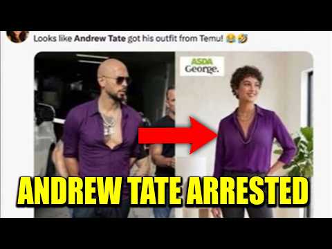 UPDATE: Andrew Tate CLOWNED For Absurd Arrest Fit
