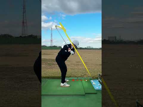 3年かけてやっとここまで来た…#下回りスイング #shottracer #ゴルフスイング #golfswing #ゴルフ
