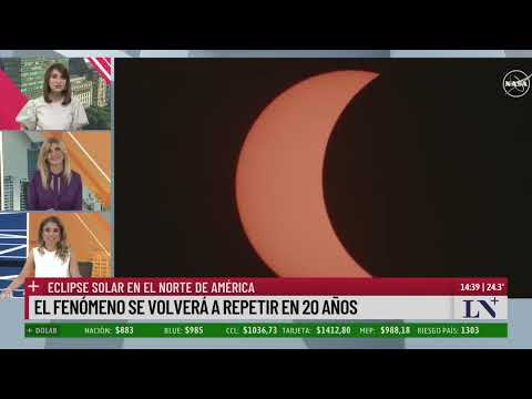 Eclipse total: la luna comenzó a cubrir a sol; se verá en México, Estados Unidos y Canadá