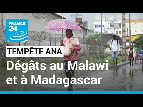 Madagascar, le Mozambique et le Malawi frappés par la tempête Ana • FRANCE 24