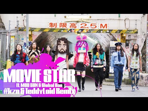 [MV]Steve Aoki - Movie Star ft. Mod Sun & Global Dan, (#kzn, TeddyLoid Remix)
