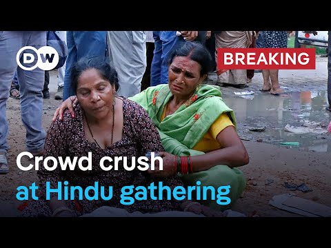 At least a hundred dead after stampede in northern India | DW News