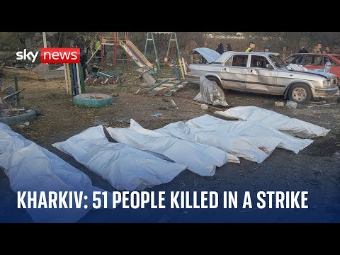 Kharkiv Strike: Emergency workers dig through rubble to find victims