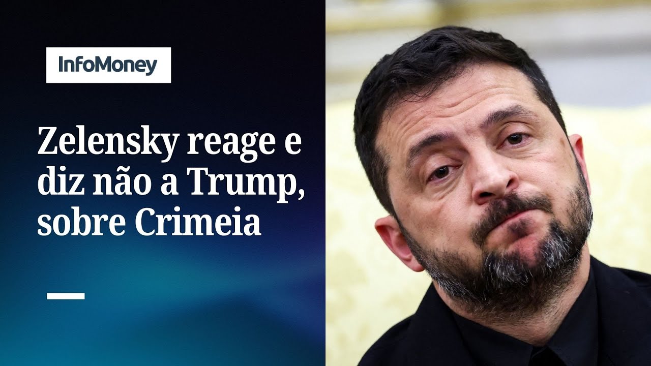 Zelensky rejeita pressão de Trump e descarta ceder a Crimeia | InfoMoney News