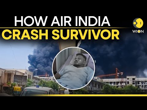 Lone Survivor Of Ahmedabad Plane Crash Narrates Miraculous Escape | WION Originals