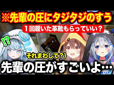 【新ホロ鯖】先輩のたたみかける圧にタジタジになってしまう水宮枢【ホロライブ/ホロライブ切り抜き】