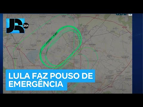 Avião de Lula pousa em segurança no México após problemas técnicos