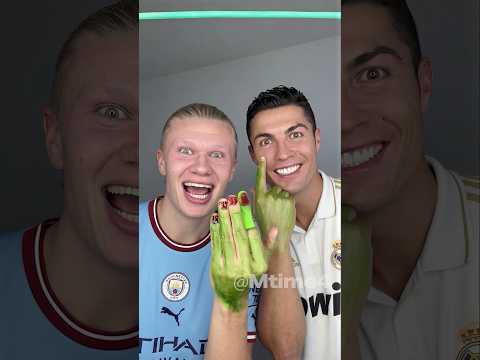 Ronaldo's Reaction to Haaland's Joke is Priceless😂 #shorts #funny