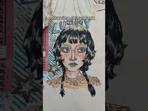 I swear my drawings wash their hair #art #shortsdrawing #sketchbook #artstyle #fandom