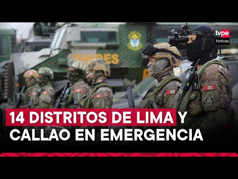 Paro de transportistas: Gobierno oficializa el estado de emergencia en 14 distritos de Lima y Callao