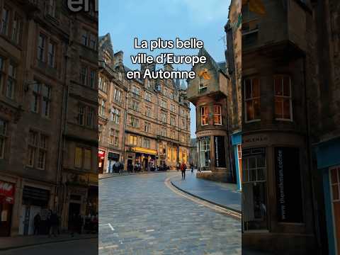 La plus belle ville d’Europe en Automne 😍🍂 #edinburgh #écosse #destination #automne