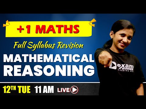 Plus one Complete Revision | Maths | Mathematical Reasoning | Exam Winner