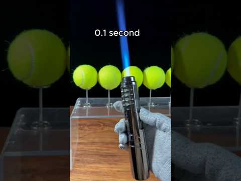 In how many seconds will the lighter burn the ball #shorts #short #trending #viralshorts #facts