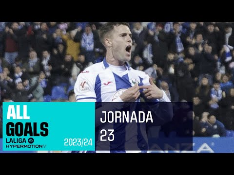 TODOS los GOLES de la jornada 23 de LALIGA Hypermotion 2023/2024