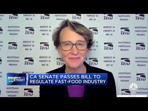 Labor union chief Mary Kay Henry weighs in on California fast-food bill