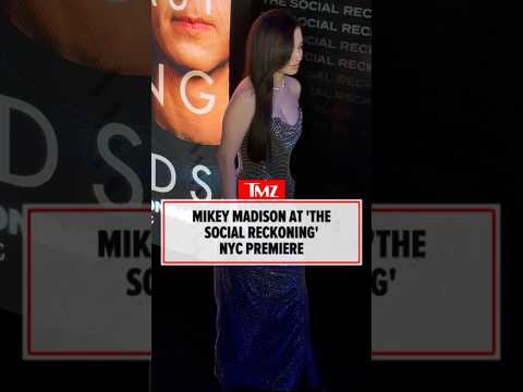 Mikey Madison <strong>steps</strong> out for the NYC premiere of THE SOCIAL RECKONING