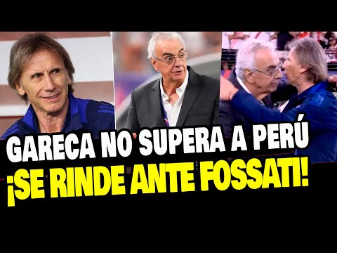 RICARDO GARECA SE RINDE ANTE JORGE FOSSATI ¡NO SUPERA A LA SELECCIÓN PERUANA!