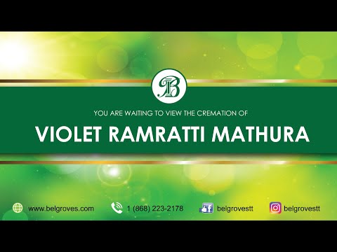 Violet Ramratti Mathura Cremation