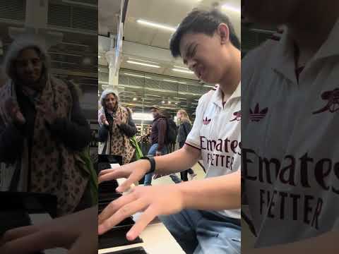 She asked for Shape of You… #piano #music #publicpiano #cover #edsheeran