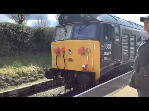 DATS HST 43066 + Hanson & Hall 50008 @ Chinnor and Princes Risborough Railway- 2/4/22 (+ Horns)