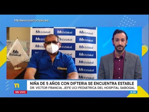 Café con Noticias | Dr. Víctor Francia, jefe de UCI Pediátrica del Hospital Sabogal