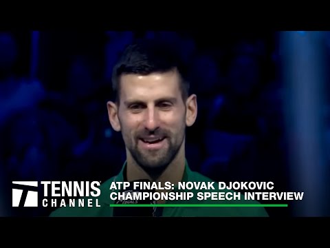 Novak Djokovic Wins His Record-Breaking 7th ATP Finals Title; ATP Finals Champion Speech