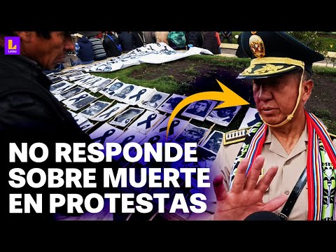 Protestas en Perú: Policía investigado por homicidio de Rosalino Flórez evade a la prensa