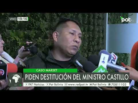 Piden destitución del Ministro Del Castillo