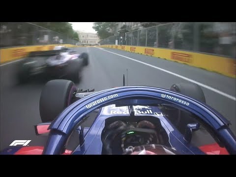 Toro Rosso Near Miss in Qualifying | 2018 Azerbaijan Grand Prix