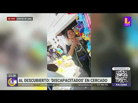 'Falsos discapacitados' usan chalecos de Conadis para vender productos en las calles