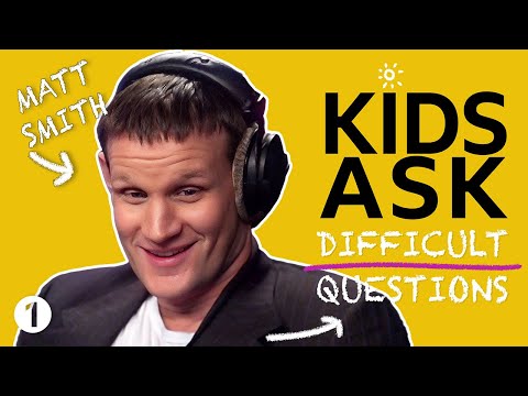 Matt Smith plays Kids Ask Difficult Questions: His dog's secret life & how much money he gets
