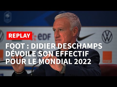 REPLAY - Football : Didier Deschamps dévoile son effectif pour les qualifications du Mondial-2022