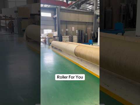 Do you know what is Corona treatment Roller ? #roller #bopp #bopet #grinding #forging #polishing