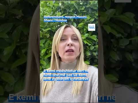 Referendumi, reagon Meloni: Shans i humbur