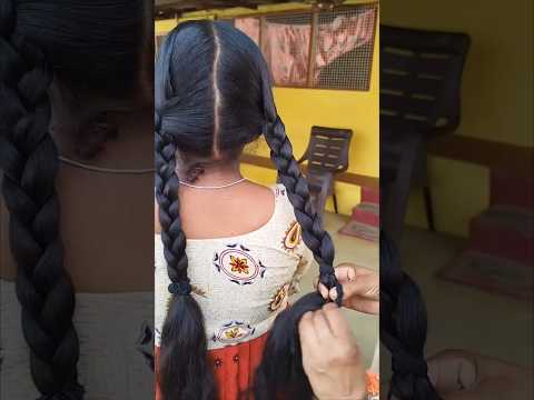 Gajra hair style 🤯 #shorts #hair #feed #hacks #peinados #google #reels #trenzas #penteados #tranding