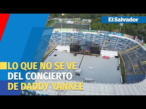 Lo que no se ve del concierto de Daddy Yankee en El Salvador