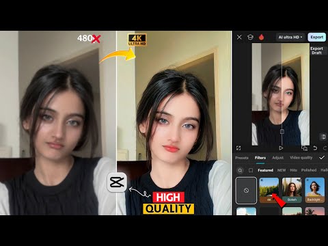 How To Increase Video Quality In Capcut | Capcut Me Video Quality Kaise Badhaye | Capcut Editing