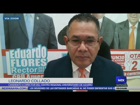 Entrevista al Prof. Leonardo Collado, sobre las elecciones en la Universidad de Panamá