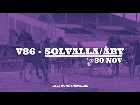 V86 tips Solvalla/Åby | Tre S - Spiken inte ens favorit