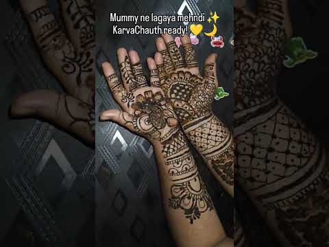 #ytshorts #ytshortsindia #mehndidesign #karvachauth #neetubisht #virlshort #elvishyadavvlogs