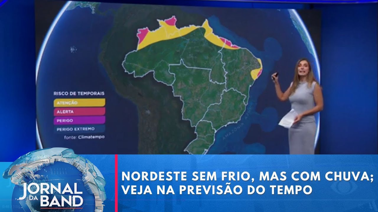 Nordeste sem frio mas com chuva veja detalhes na previsão do tempo