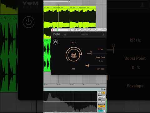 Slap Fat control brings out low-level details in drum loop